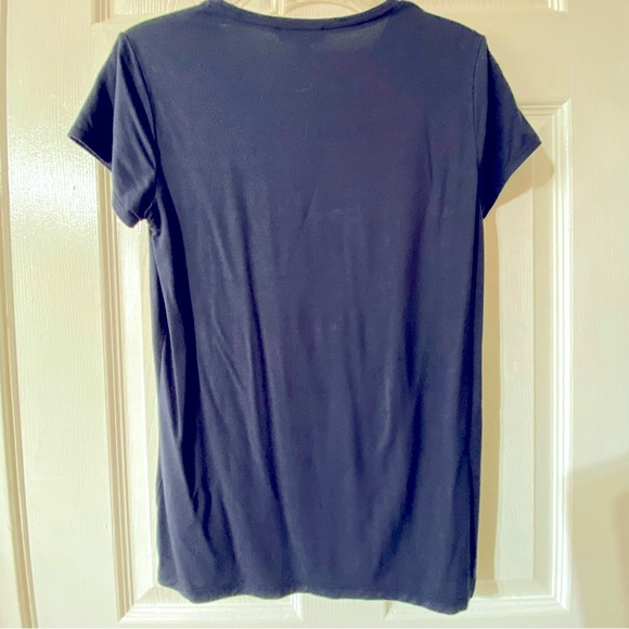 J Crew women’s blue short sleeves tee Size M. Good condition. - Picture 4 of 4